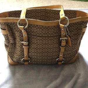 Coach monogram bag